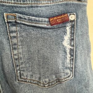 7 For All Mankind 'The Ankle Skinny' Denim Jean Size 26
